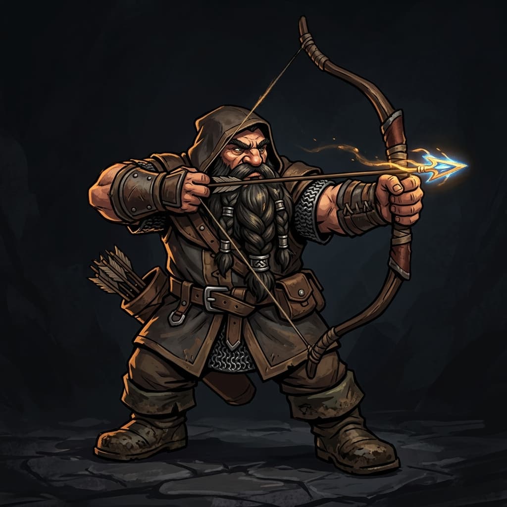 Dwarf Ranger card.