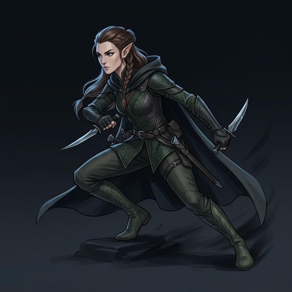 Elf Assassin card.