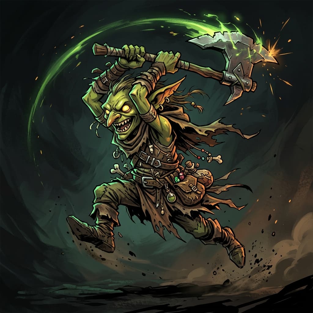 Goblin Berserker card.