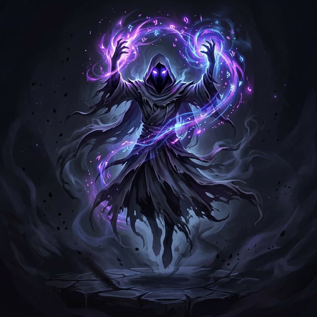 Wraith Mage card.